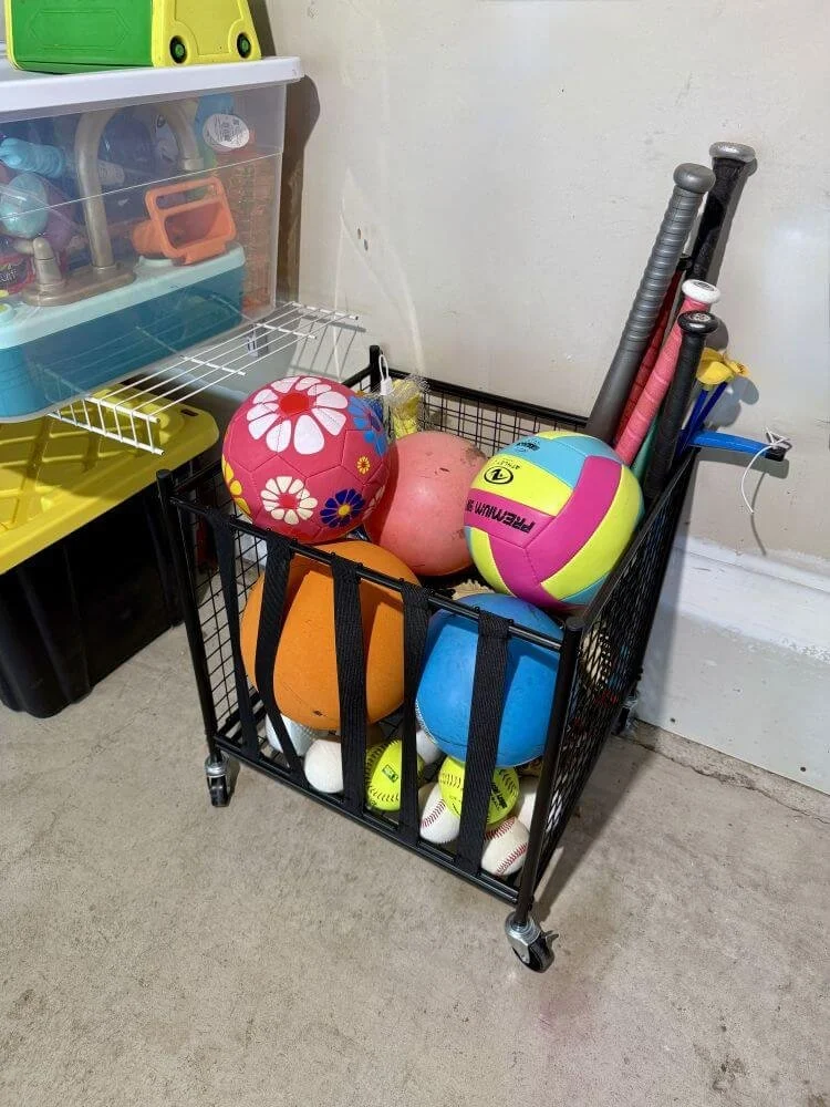 After - Rolling ball cart