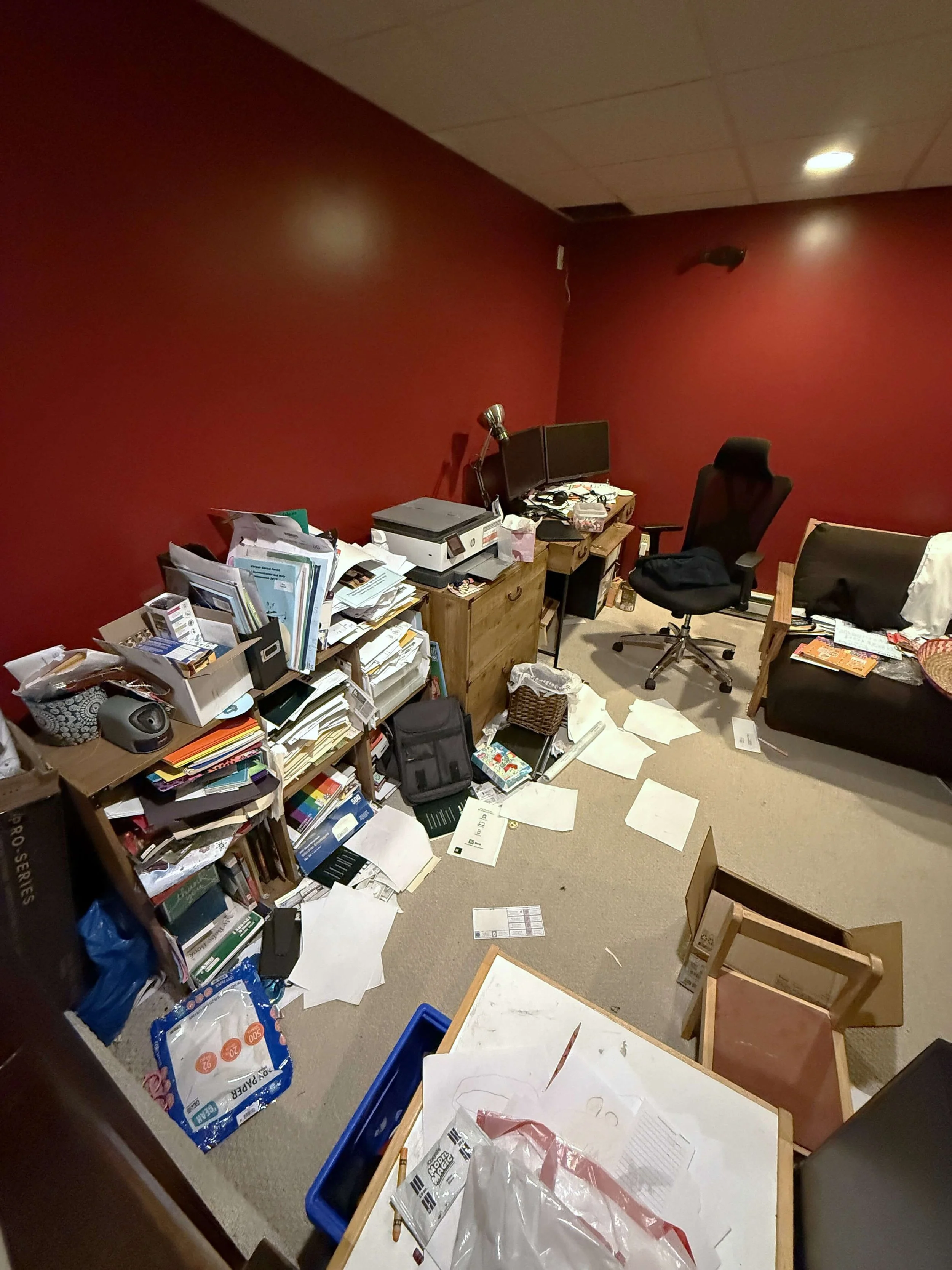 Before Work From Home Area