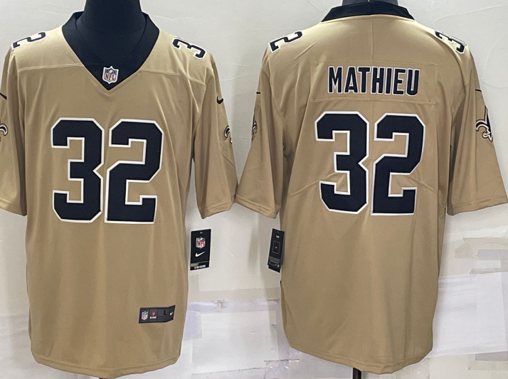 New+Orleans+Saints+%2332+Mathieu+Inverted+Limited+Jersey+Gold.png