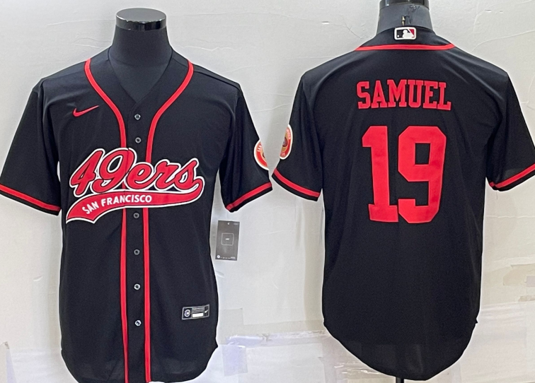 San+Francisco+49ers+%2319+Deebo+Samuel+Baseball+Jersey+Black.png