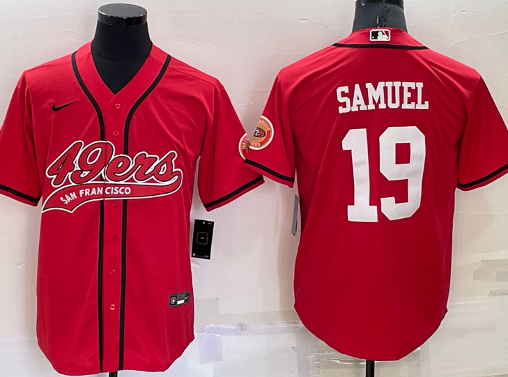 San+Francisco+49ers+%2319+Deebo+Samuel+Baseball+Jersey+Red.png