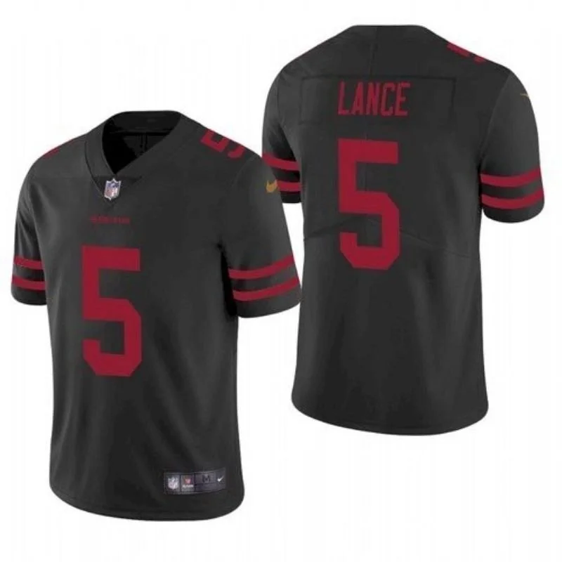 San+Francisco+49ers+%235+Trey+Lance+Vapor+Limited+Jersey+Black.jpeg