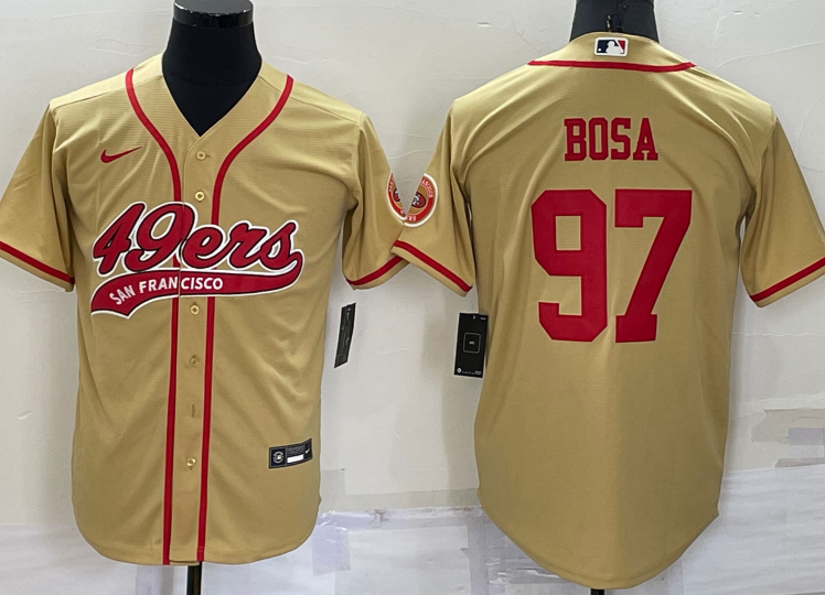 San+Francisco+49ers+%2397+Nick+Bosa+Baseball+Jersey+Gold.png
