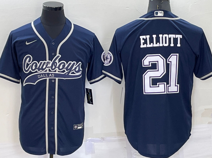 Dallas+Cowboys+%2321+Ezekiel+Elliott+Baseball+Jersey+Blue.png