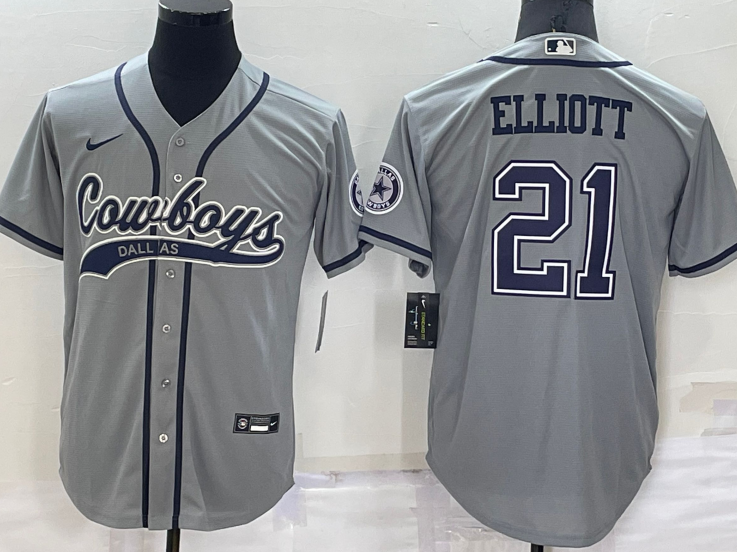 Dallas+Cowboys+%2321+Ezekiel+Elliott+Baseball+Jersey+Grey.png