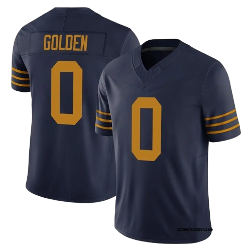 Green Bay Packers #0 Matthew Golden The 1923 Classic Vapor Limited Jersey Navy