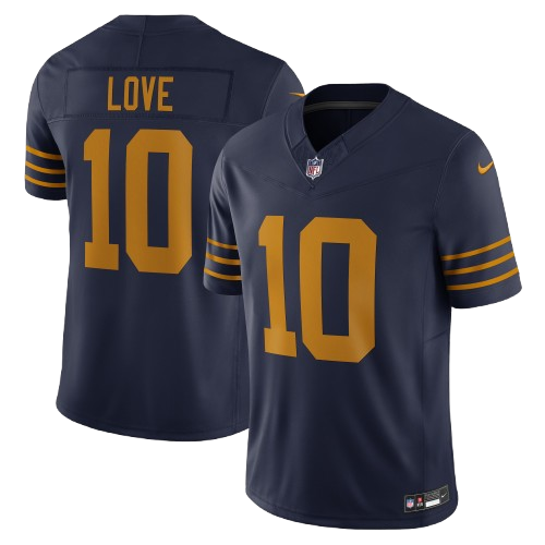 Green Bay Packers #10 Jordan Love The 1923 Classic Vapor Limited Jersey Navy