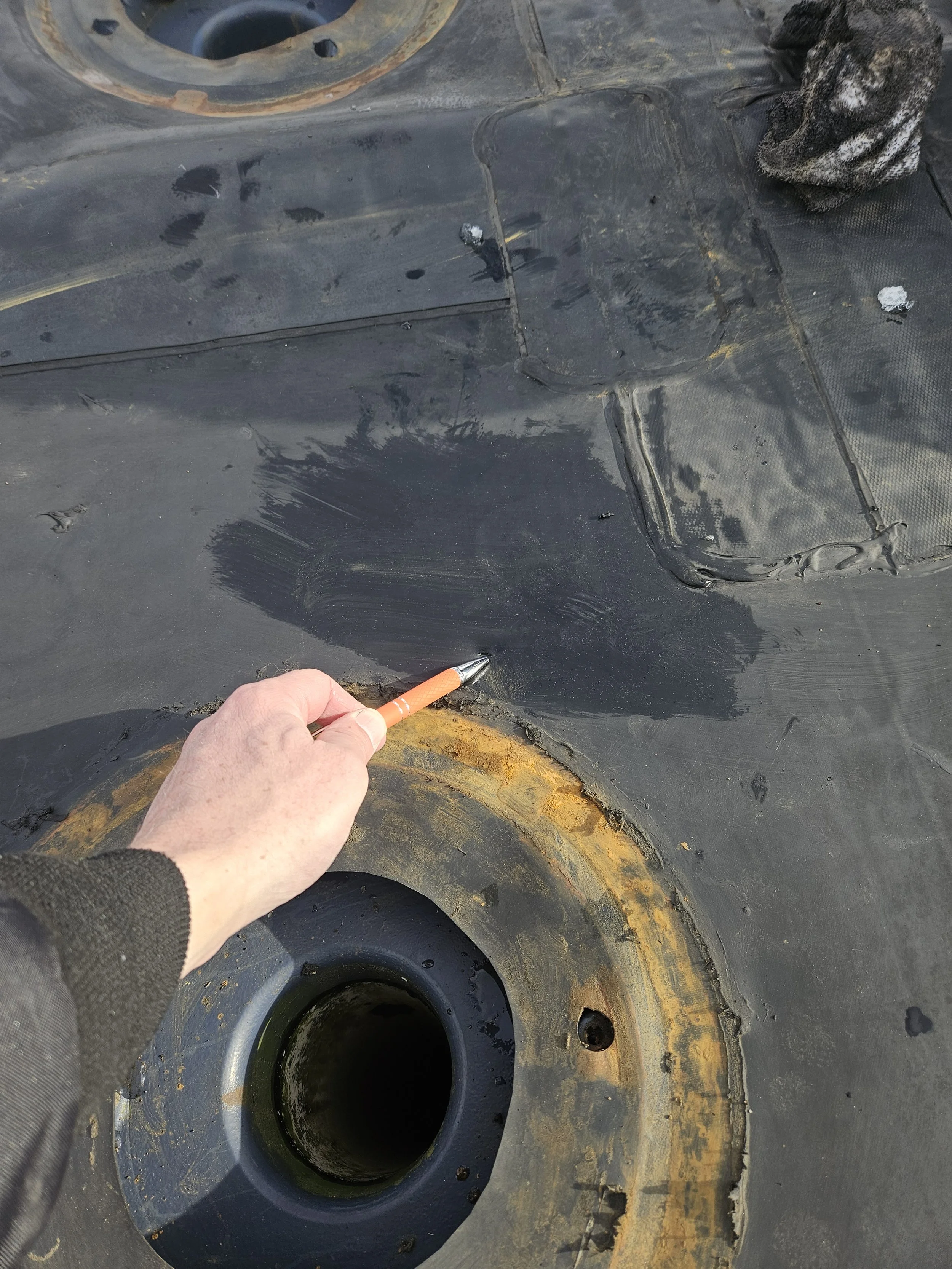 20260204_101237roof repair at roof drain.jpg