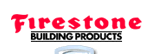 Firestone Building Products logo with red and black text