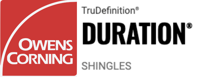 Owens Corning TruDefinition Duration shingles logo.