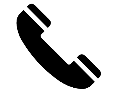 Icon of a telephone receiver.