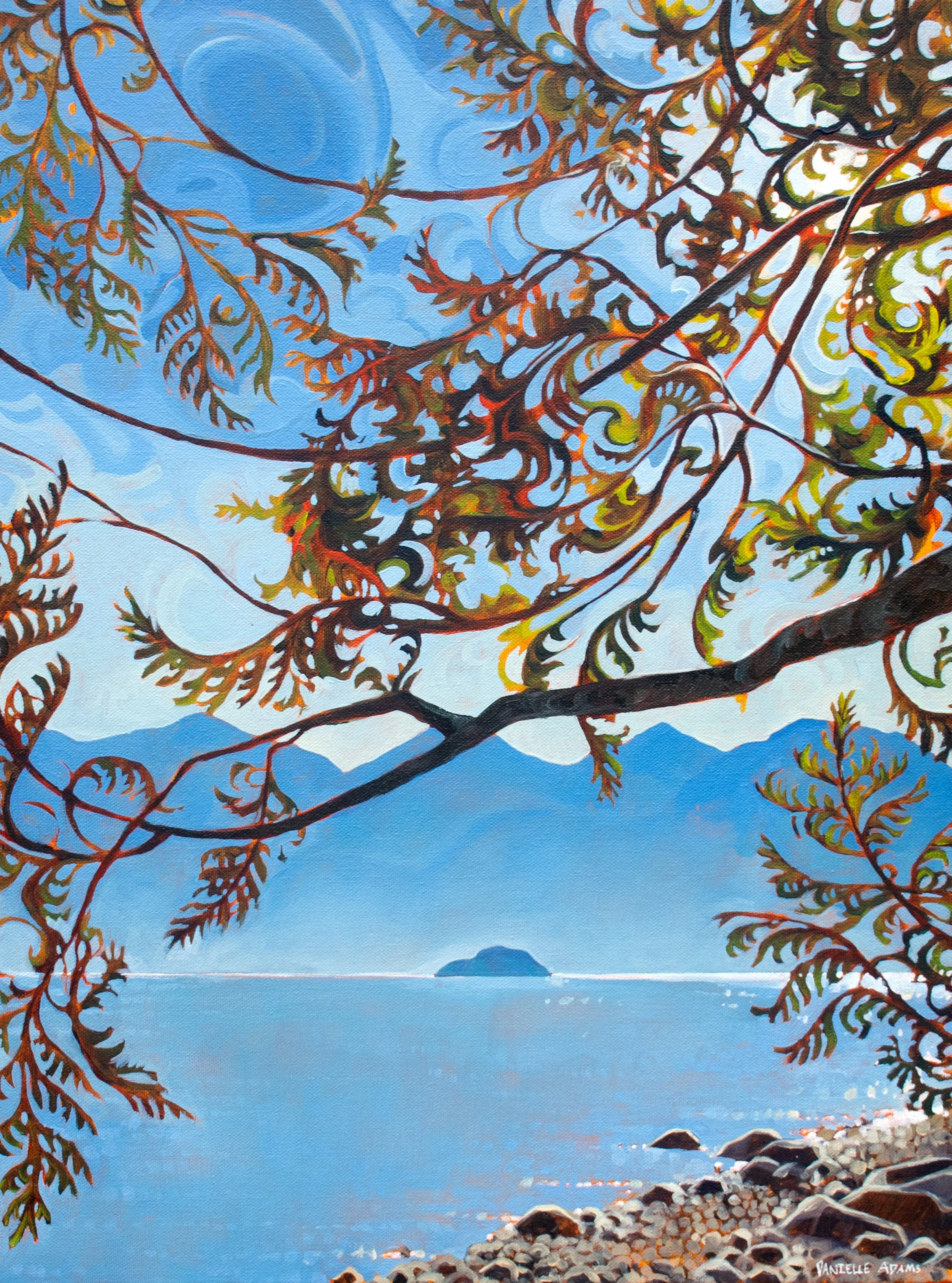 Late Summer Cedars
18x24" Acrylics on Canvas