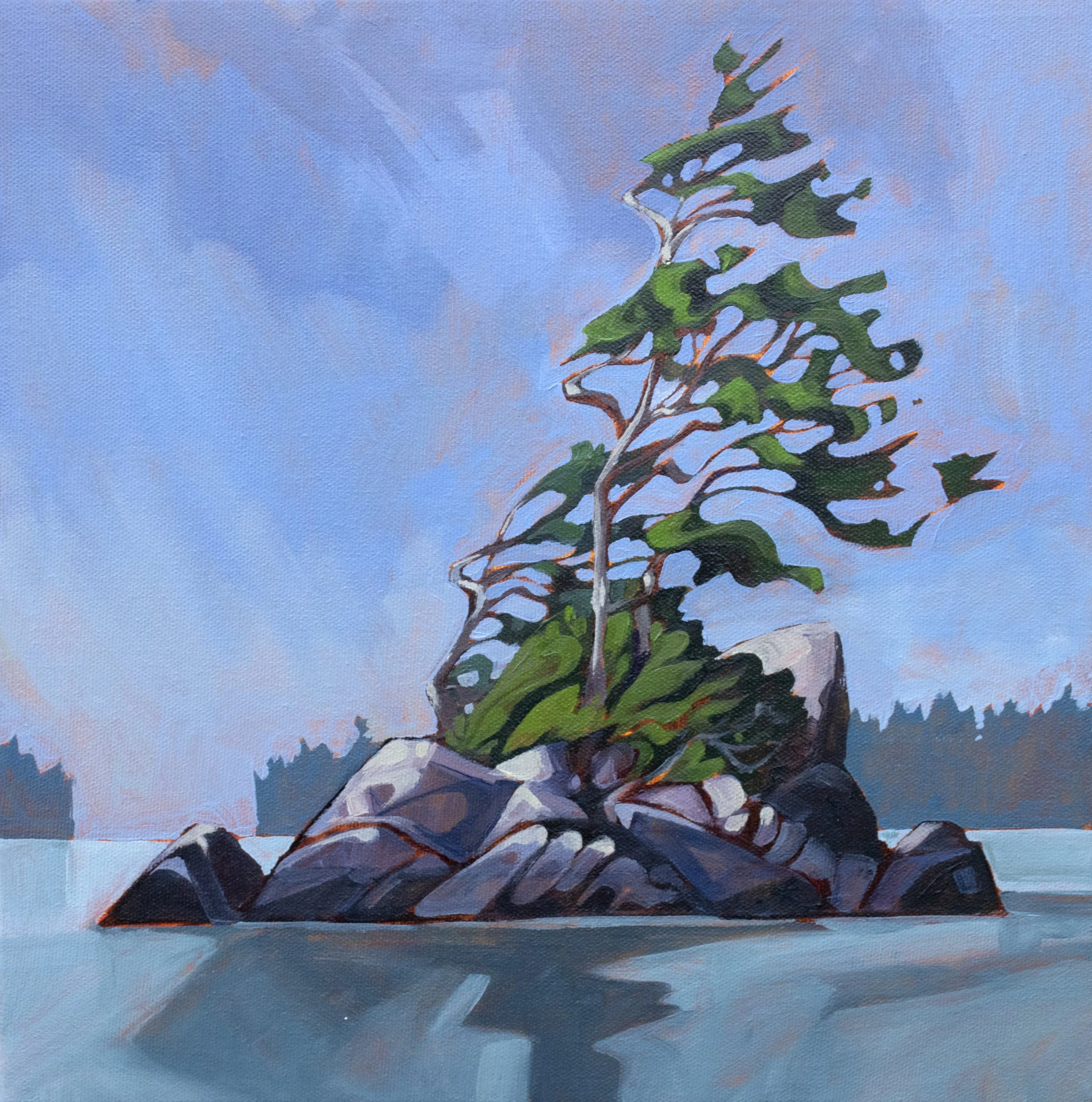 Islet 02 12x12" Acrylics on Canvas