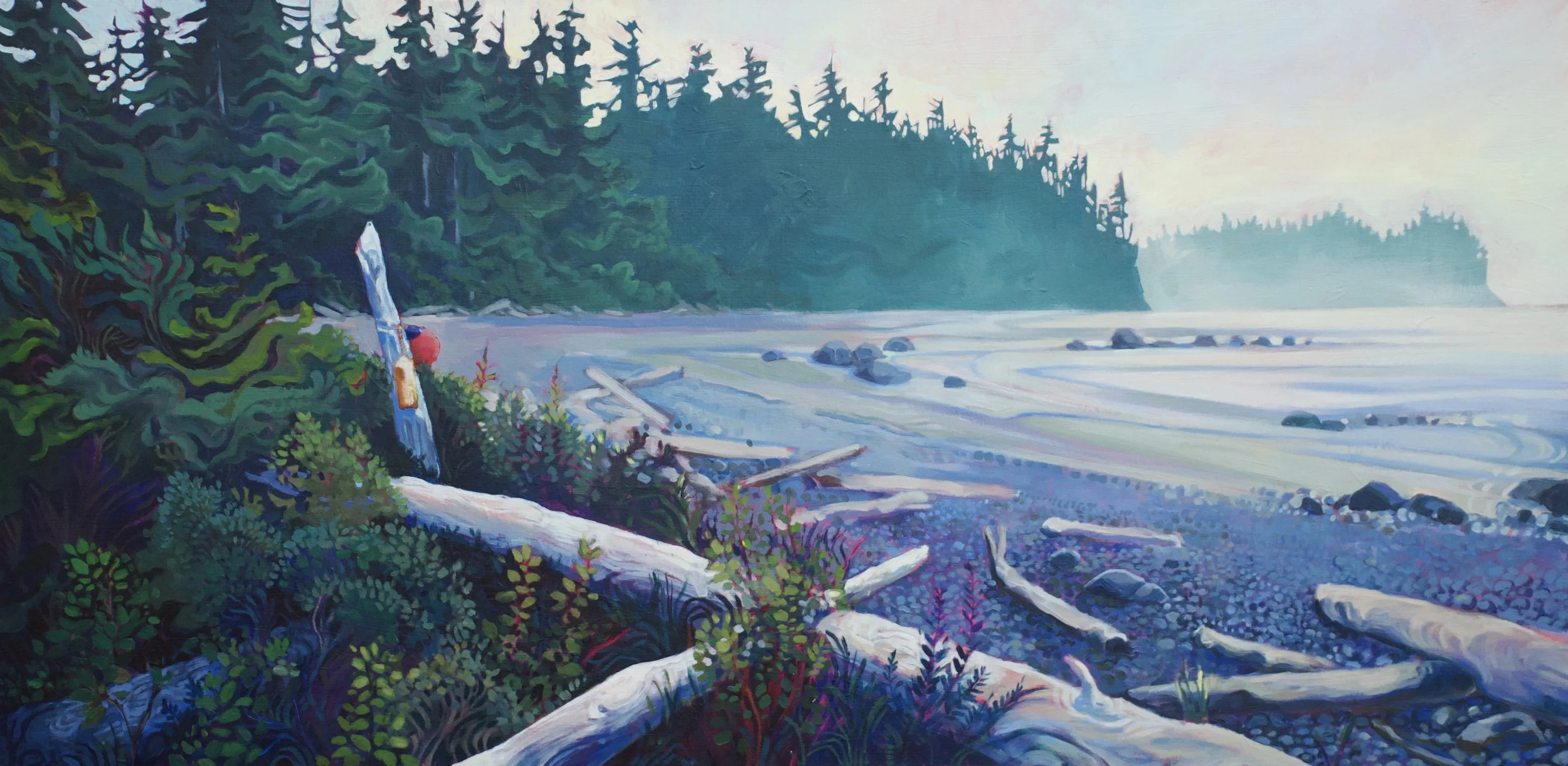 Nootka Island Mist
48x24" Acrylics on Canvas