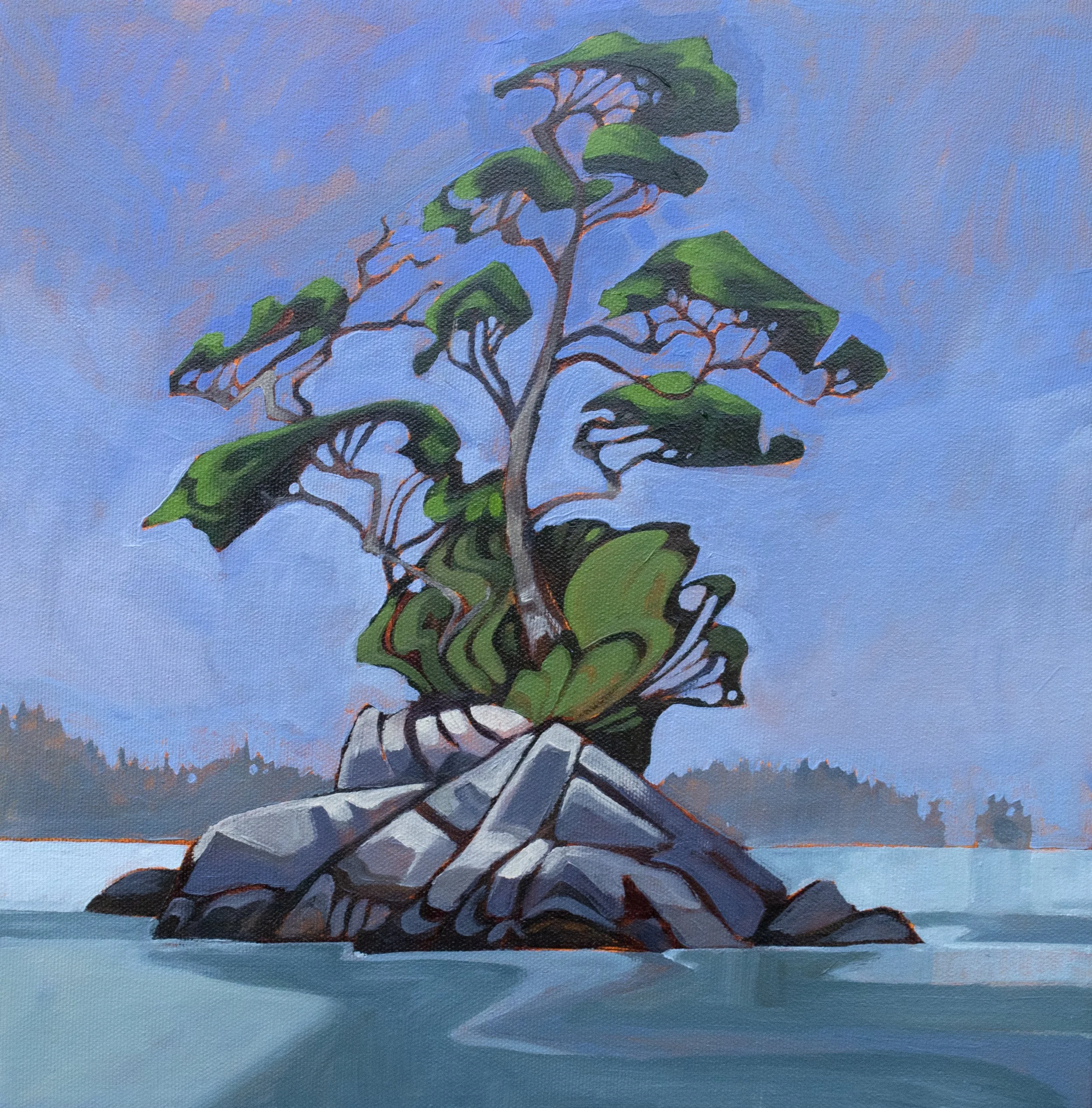 Islet 03 12x12" Acrylics on Canvas