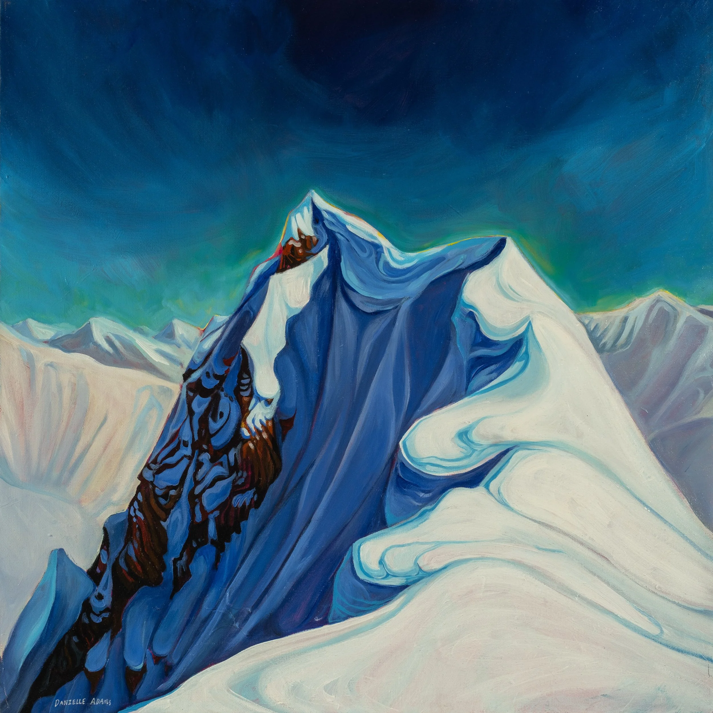 Gargoyle 
24 x 24" Acrylics on Canvas