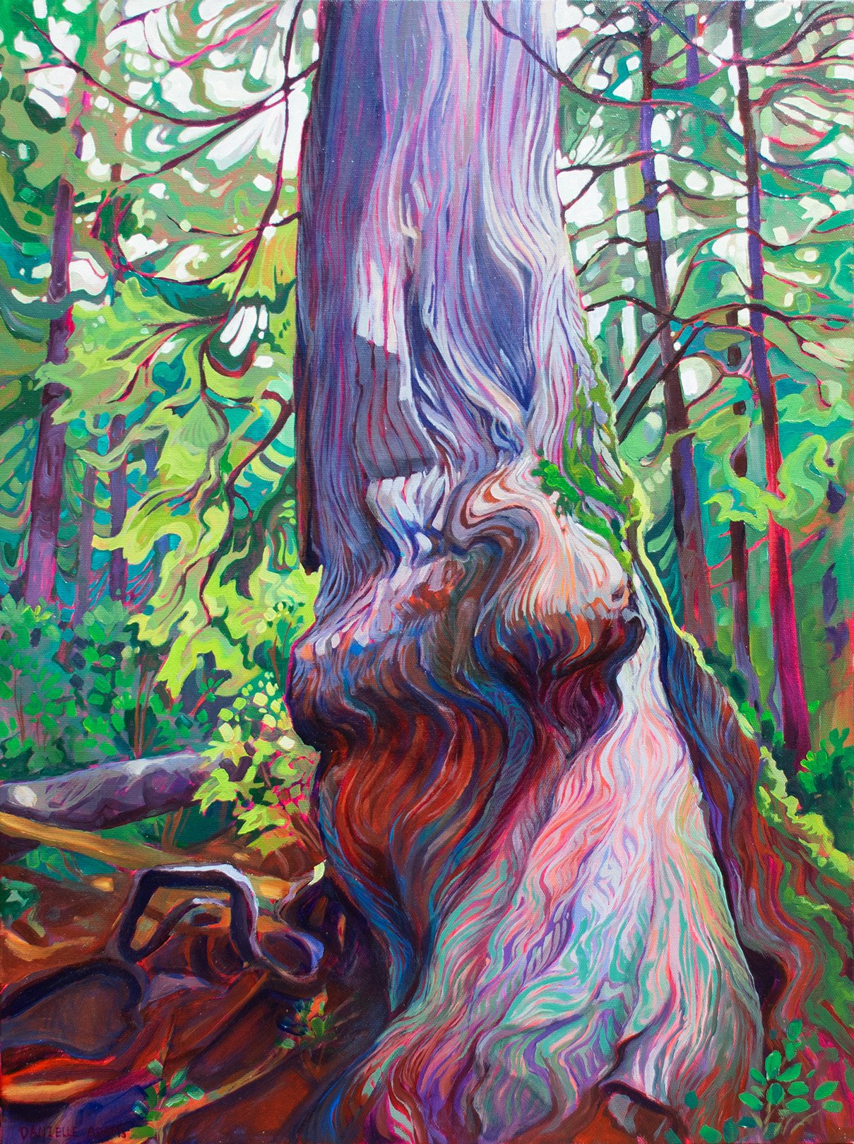 Mother Tree 20x24" Acrylics on Canvas