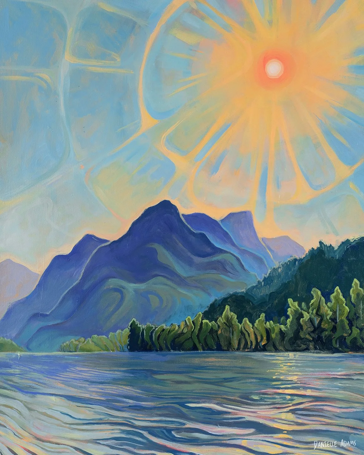 Home in the Afternoon
18 x 22 Acrylics on Canvas