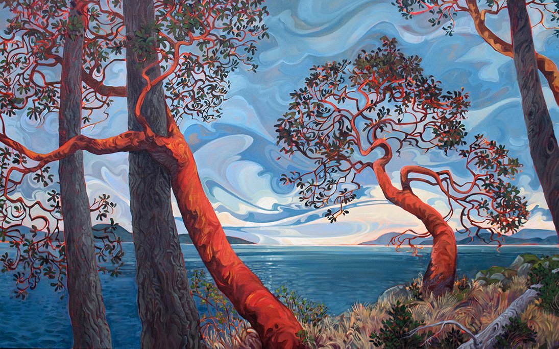 Tangled Embrace
36x48" Acrylics on Canvas