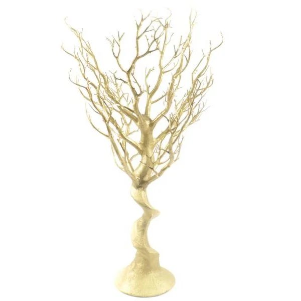 Manzanita Tabletop Tree - Gold
