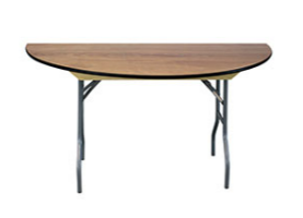 60-inch Half moon table - $10.50