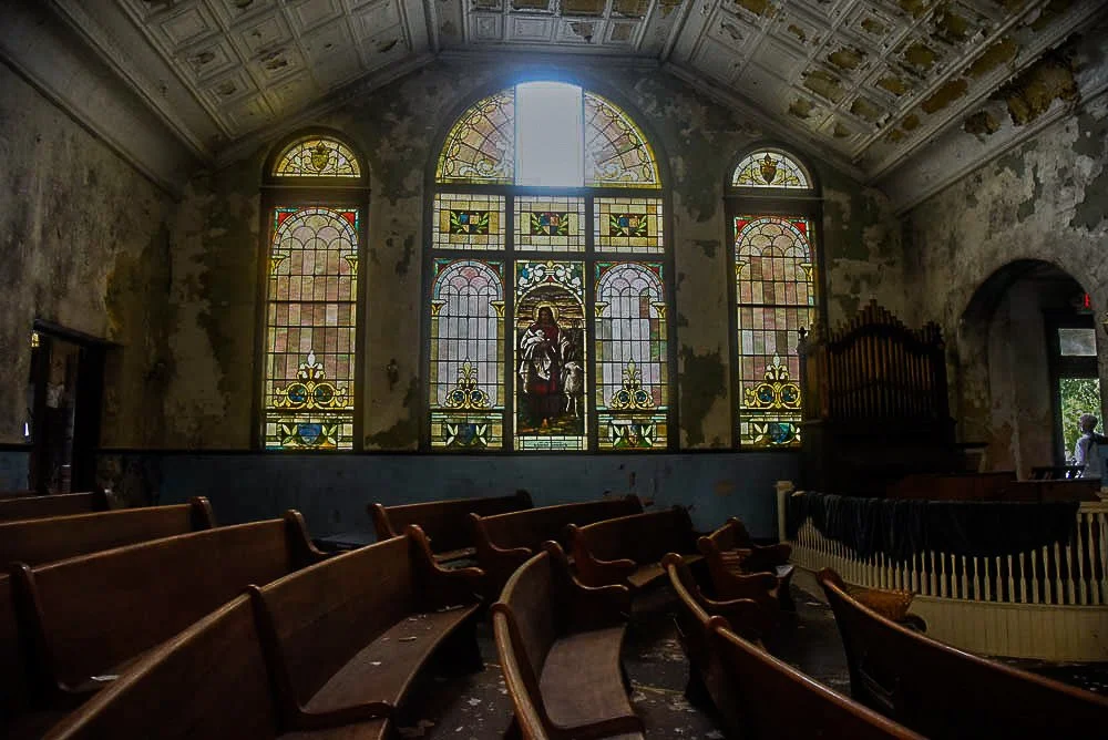 Inside the Mount Zion Baptist Church present day. | Patricia Porter