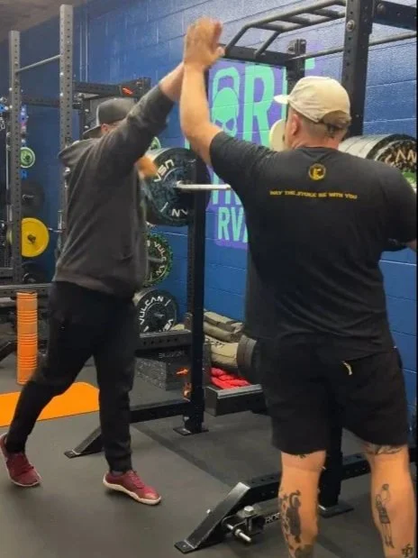 Andy hit his goal of repping 300lbs on squats!