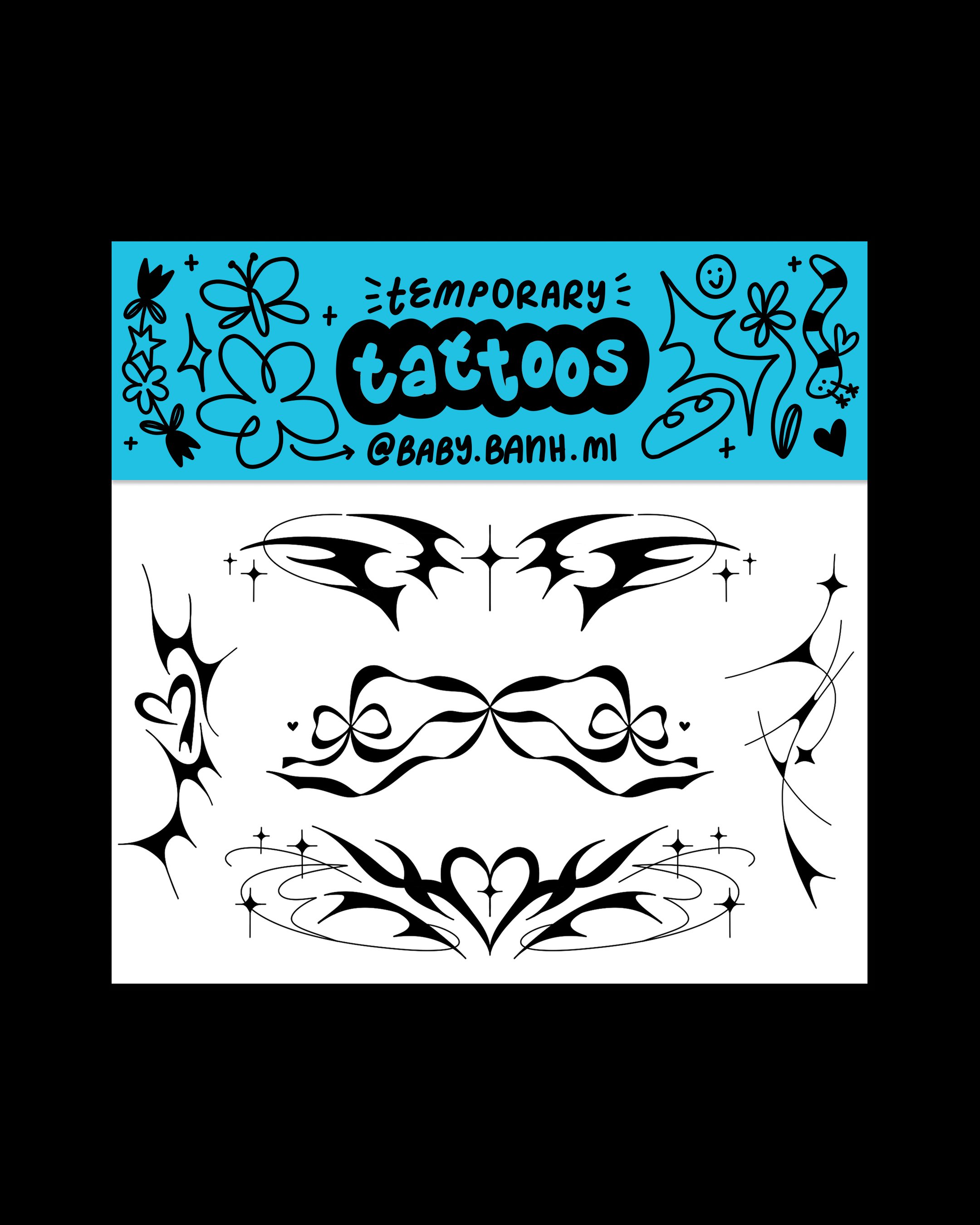 Tramp Stamp Temporary Tattoos