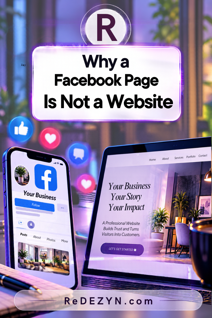 Why Your Facebook Business Page Is NOT a Substitute for a Professional Website