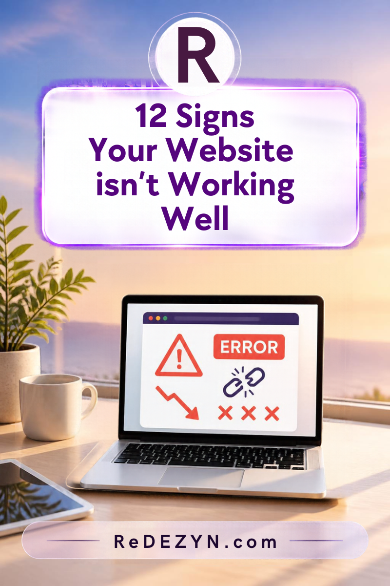 12 Important Signs Your Website Isn’t Working (And How to Fix Them)