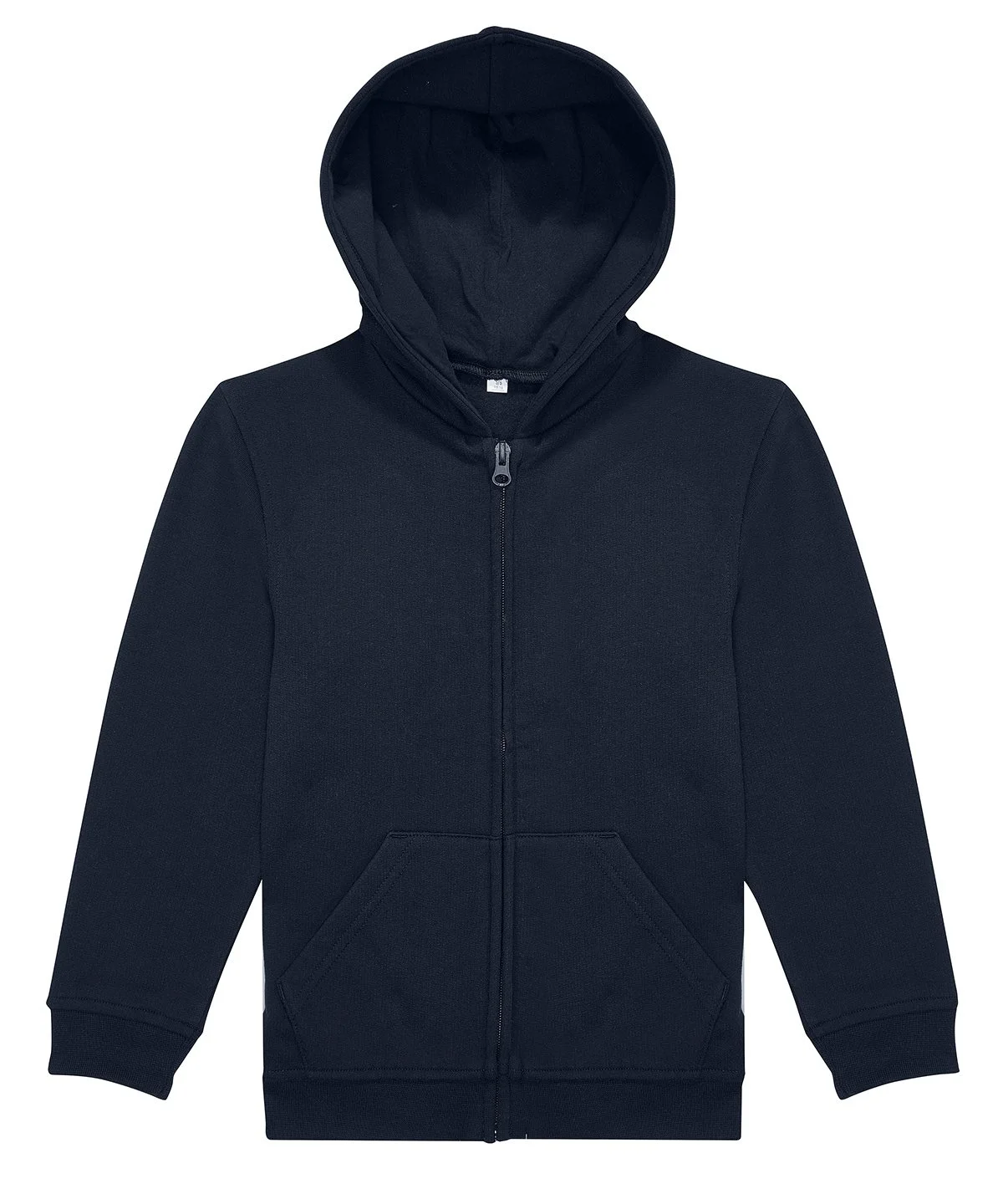 Navy Zip B&C Childrens Hoodie.jpg