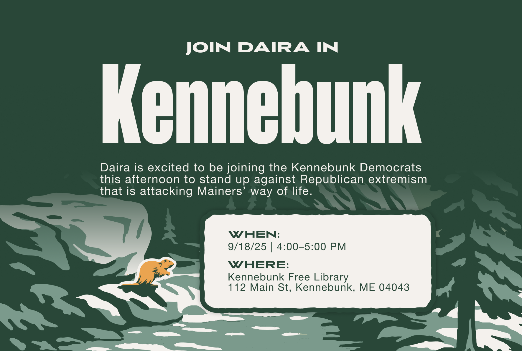 Join Daira in Kennebunk Today!