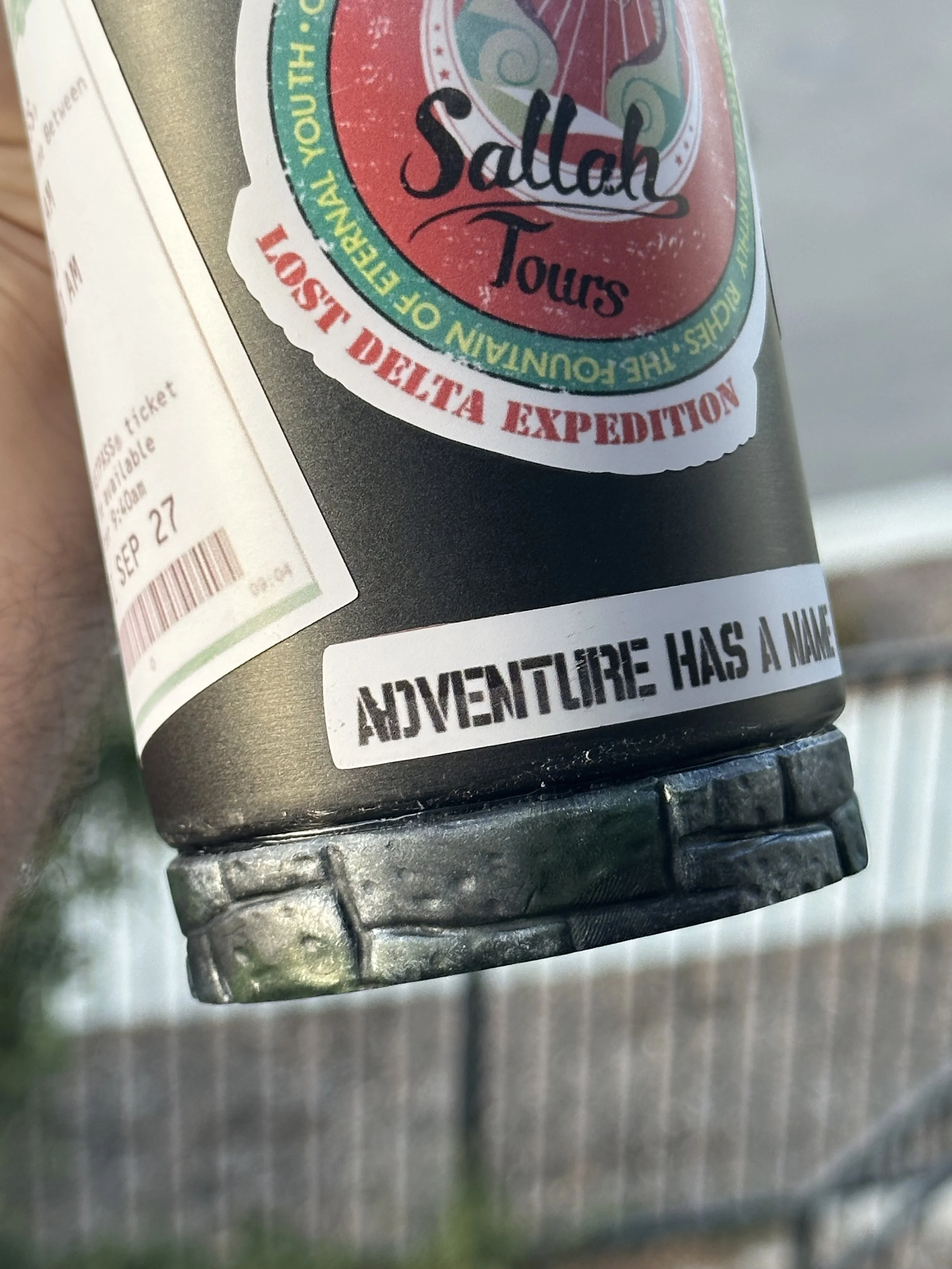 Indiana Jones Bottle Attachment Clay Sculpt