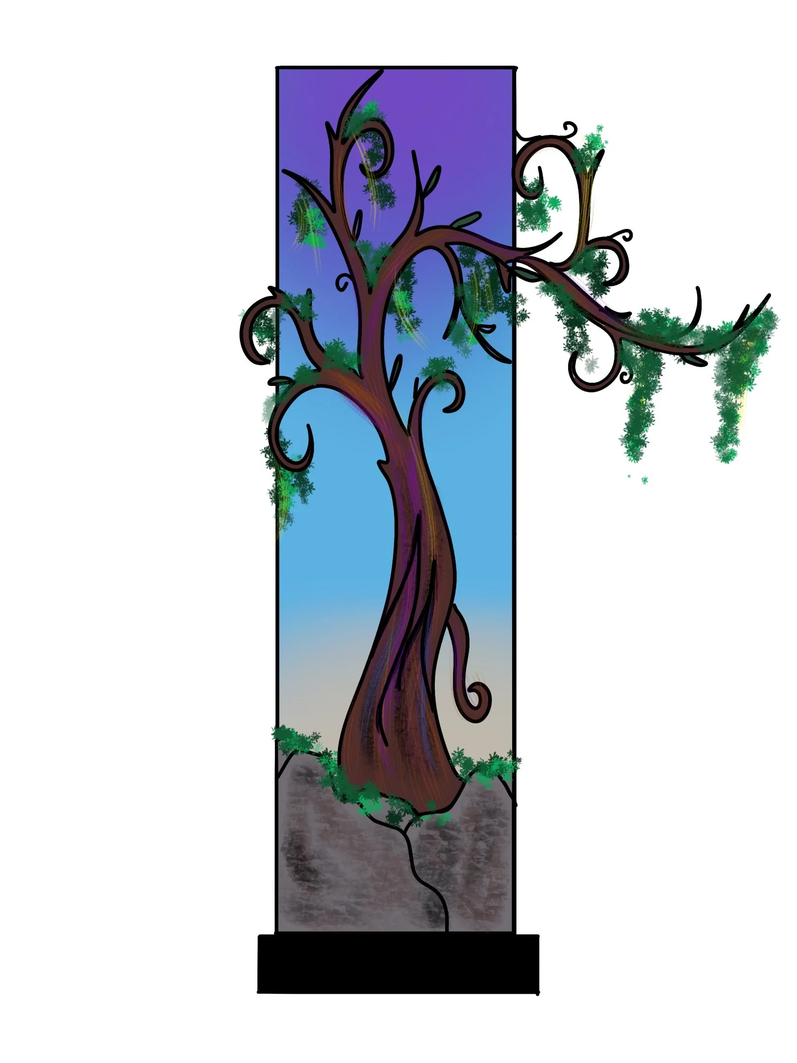 Periaktoi Concept Design - Willy Wonka / Alice in Wonderland - Tulare County Office of Education Theater Co.