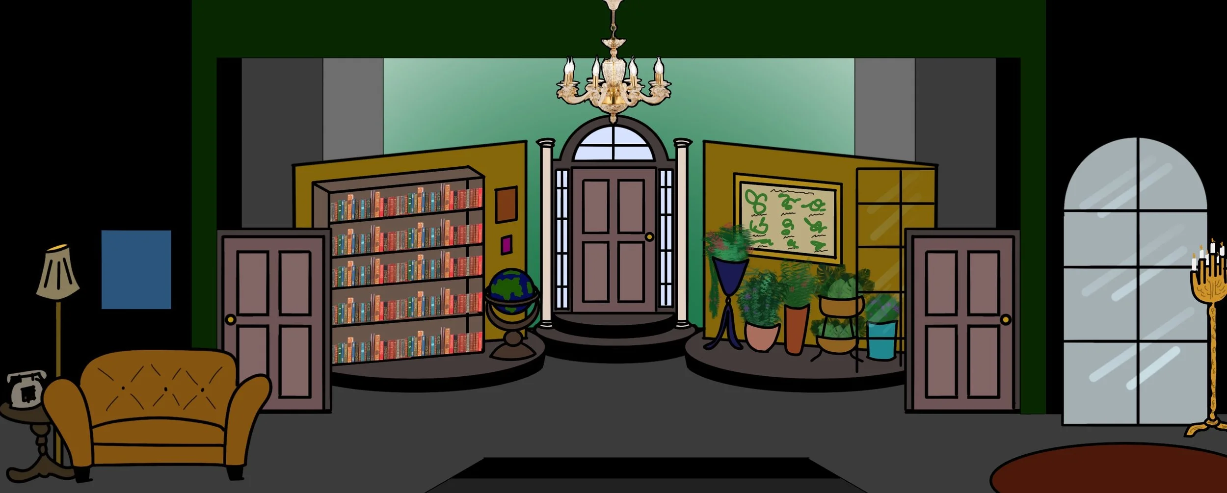 Unused Set Design Concept - Visalia Ice House Theater