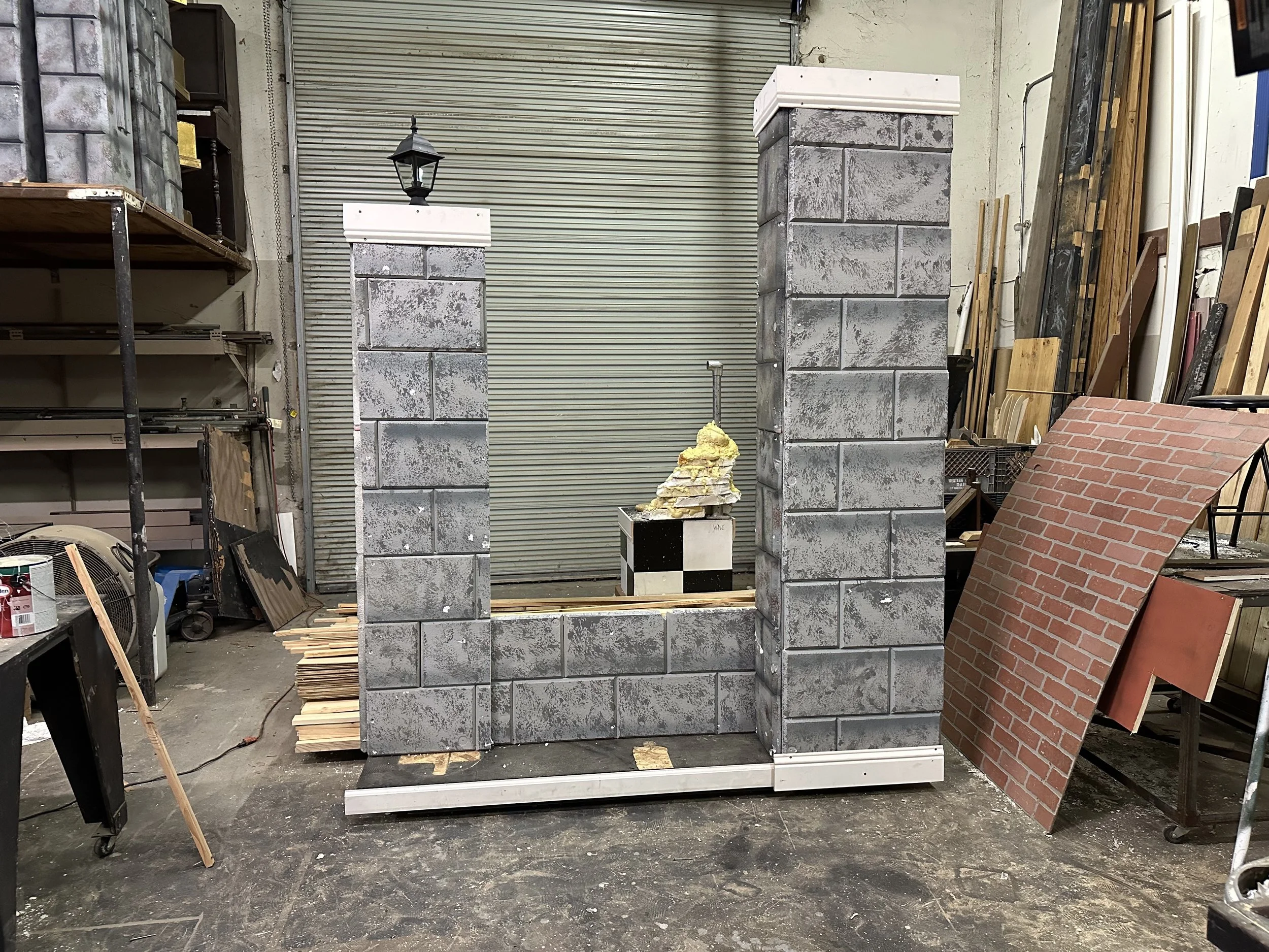 Park Gates in Progress - Mary Poppins - Tulare County Office of Education Theater Co.