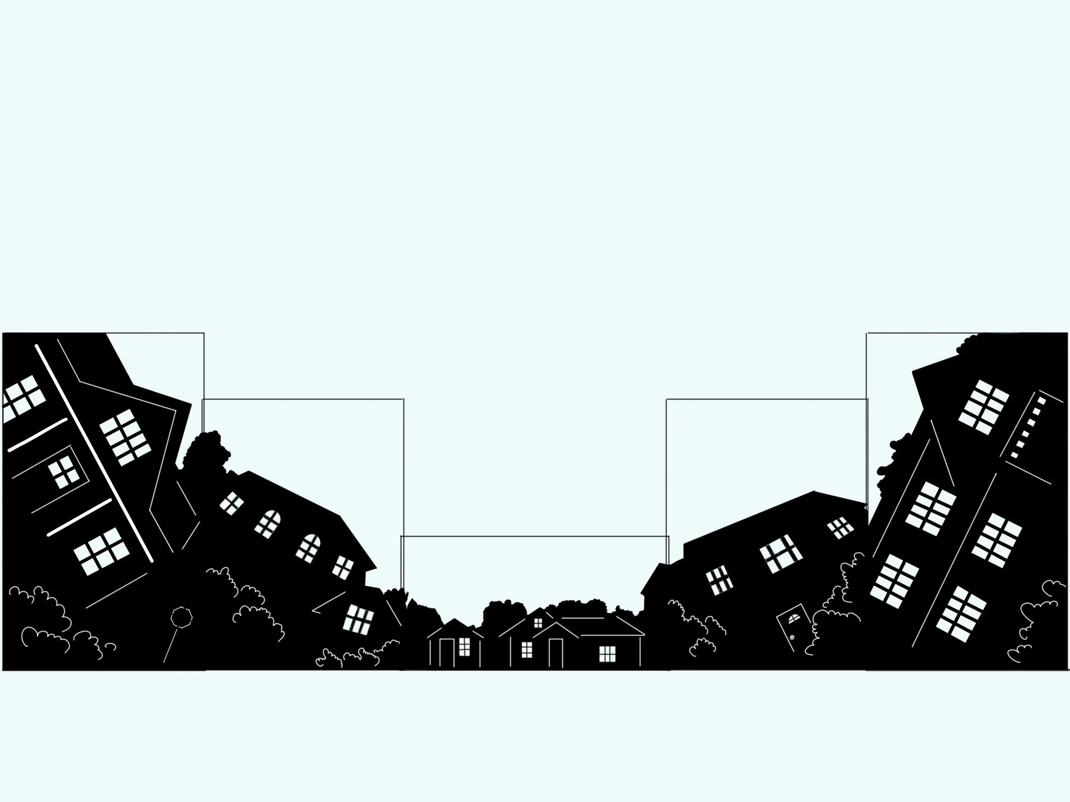 Freaky Friday Backdrop Design - Tulare County Office of Education Theater Co.