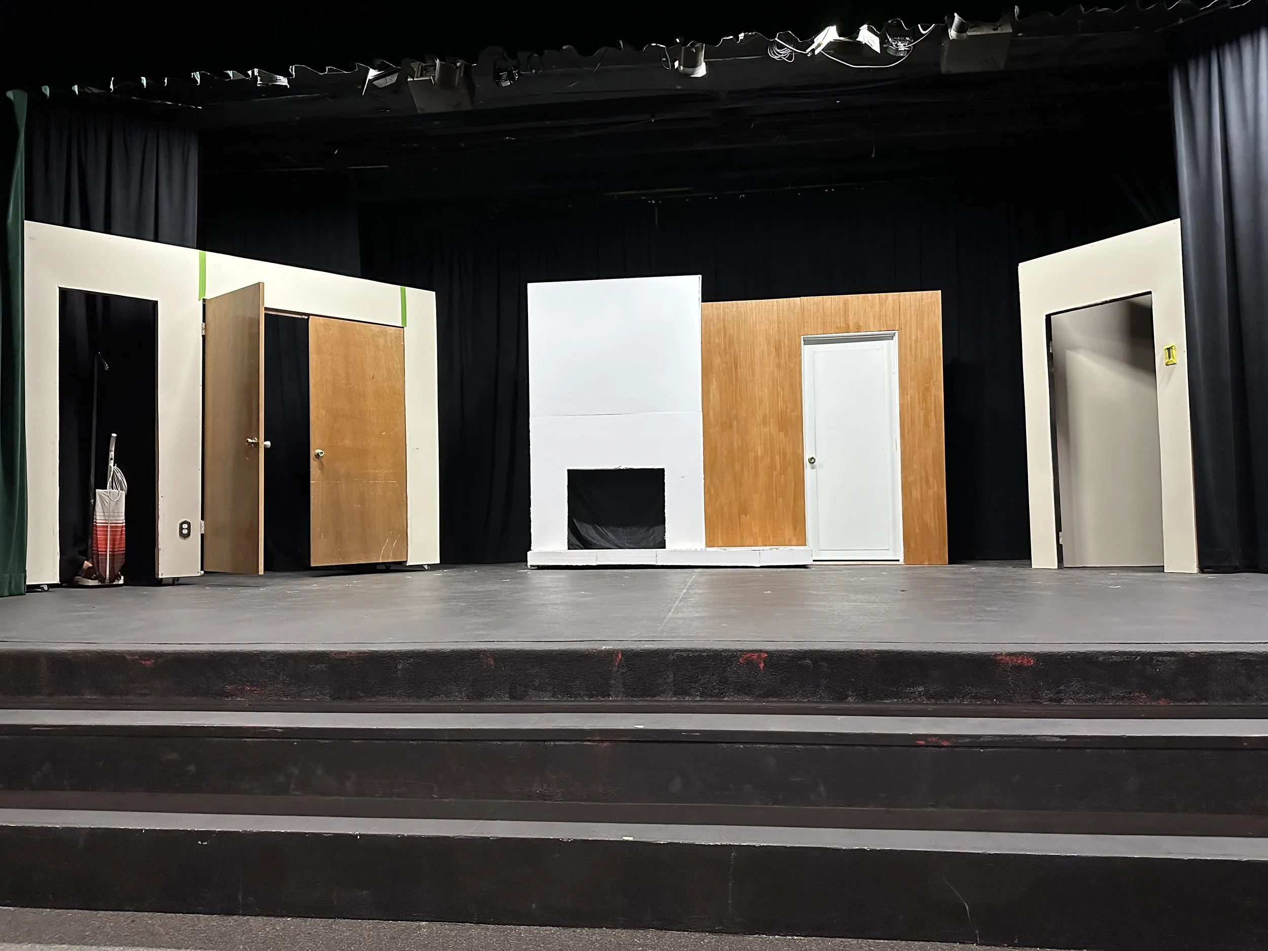 The Norma Conquests Set in Progress - Visalia Ice House Theater