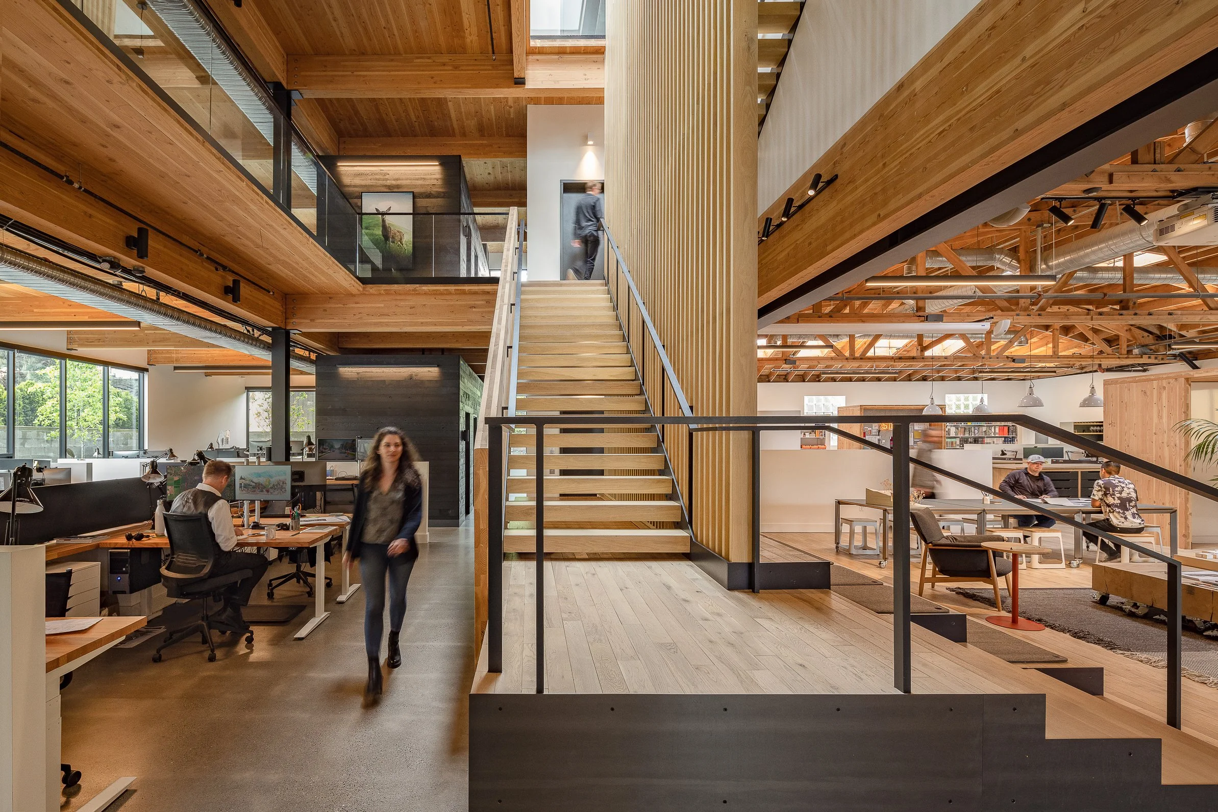 Modern mass timber office design JHC Scott Edwards Architecture Portland