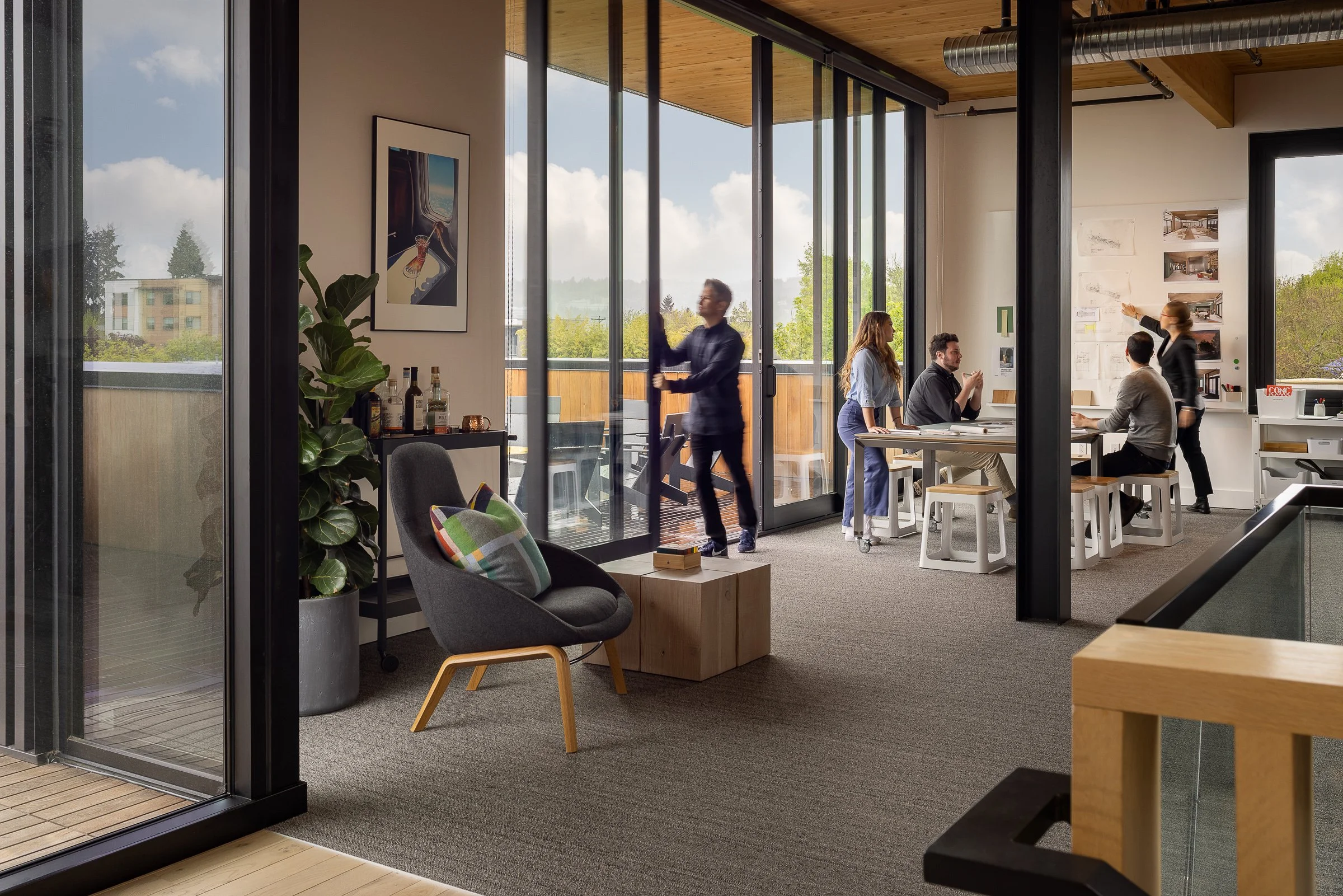 Modern mass timber office design JHC Scott Edwards Architecture Portland