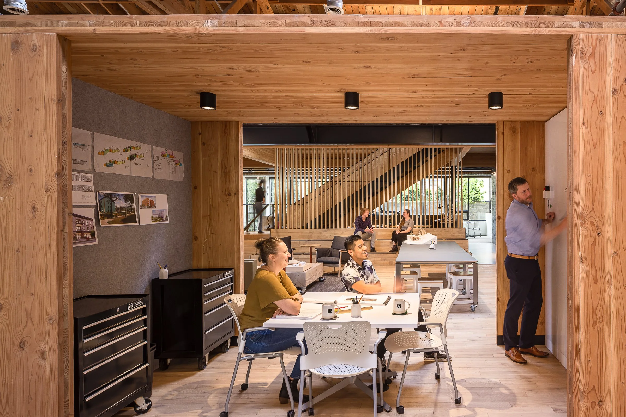 Modern mass timber office design JHC Scott Edwards Architecture Portland