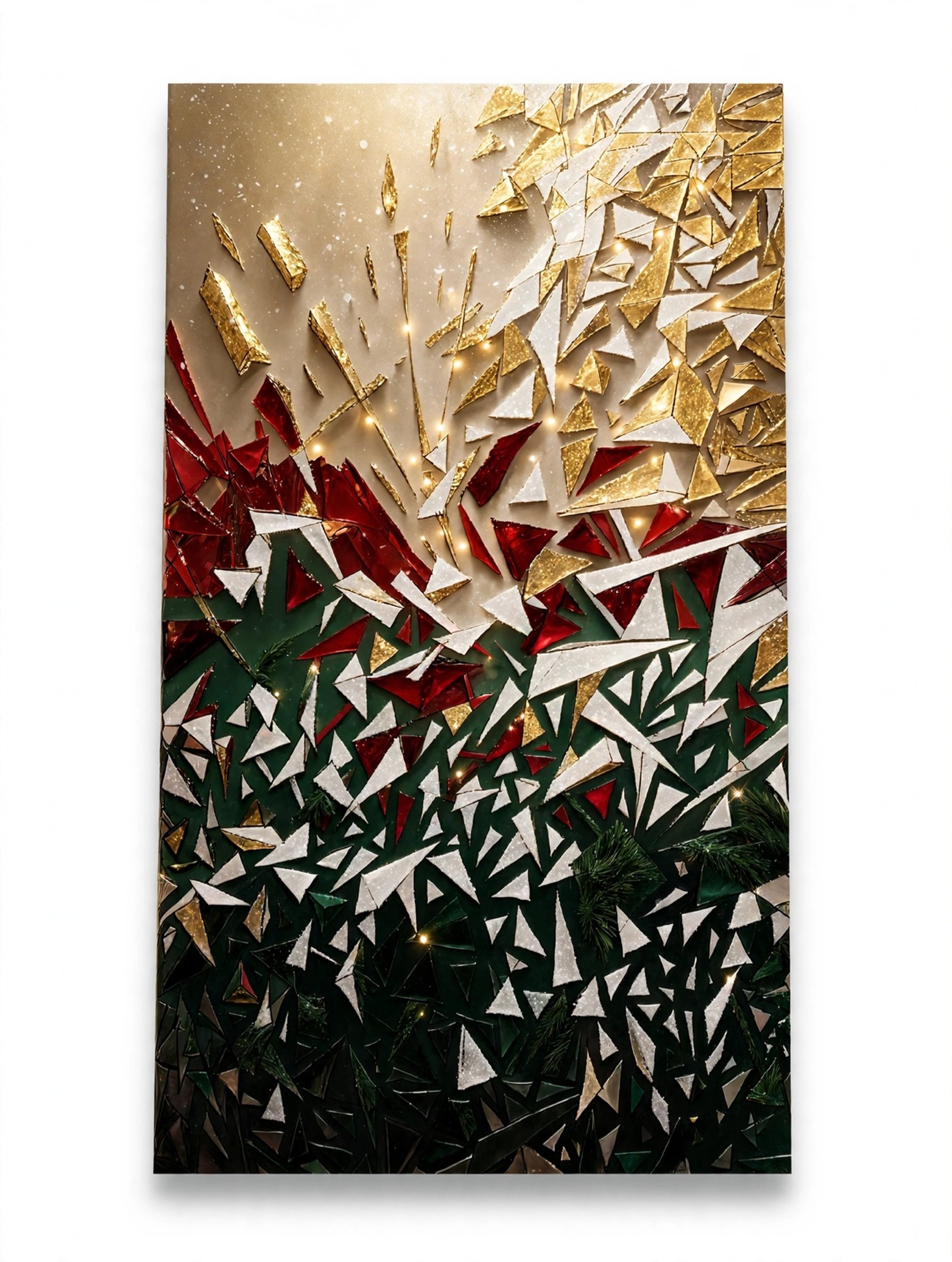 Éclats d'Hiver — painting by Mr Andoni, Maison Andoni wallpaper