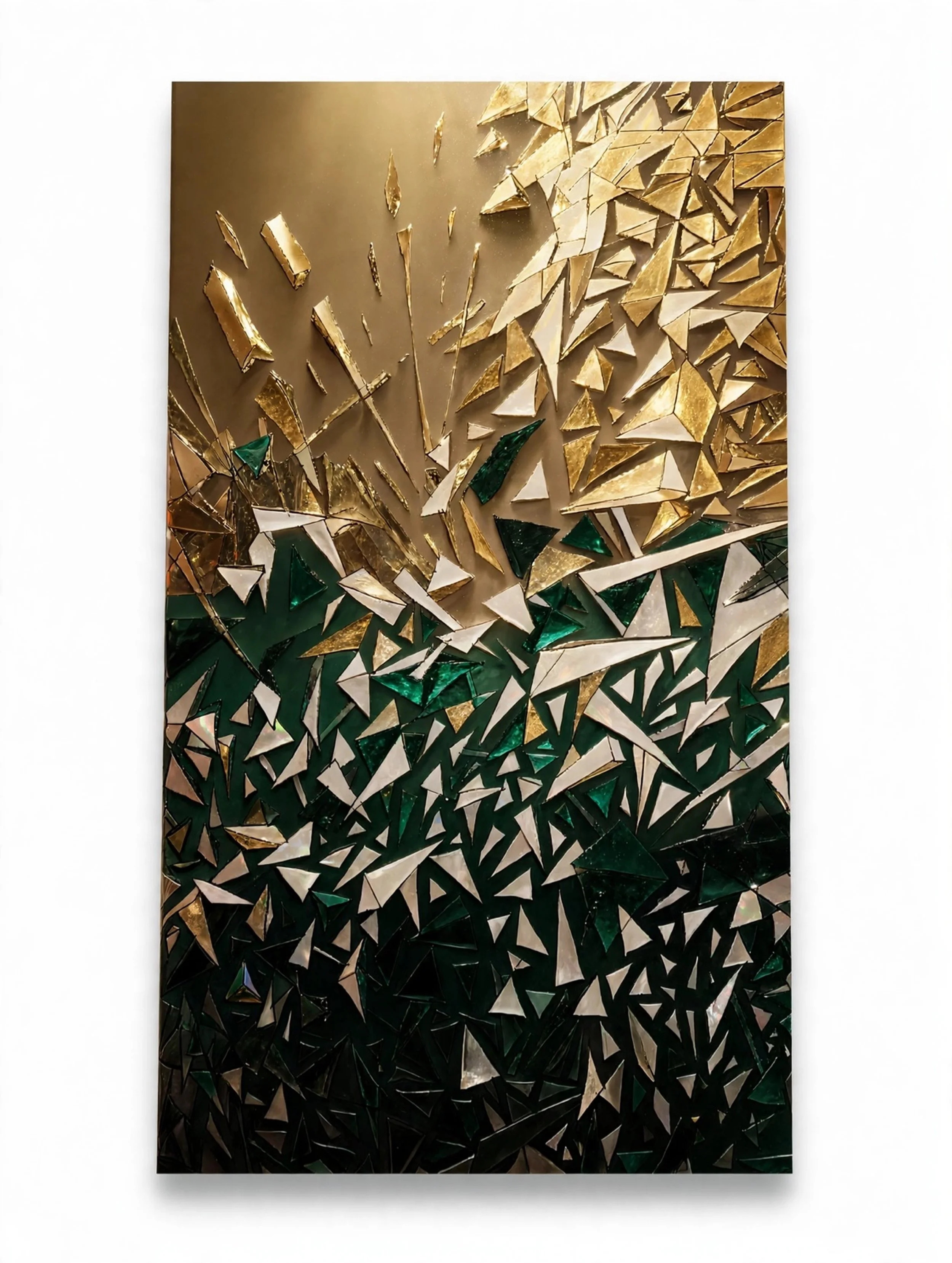 Éclats d'Émeraude — painting by Mr Andoni, Maison Andoni wallpaper