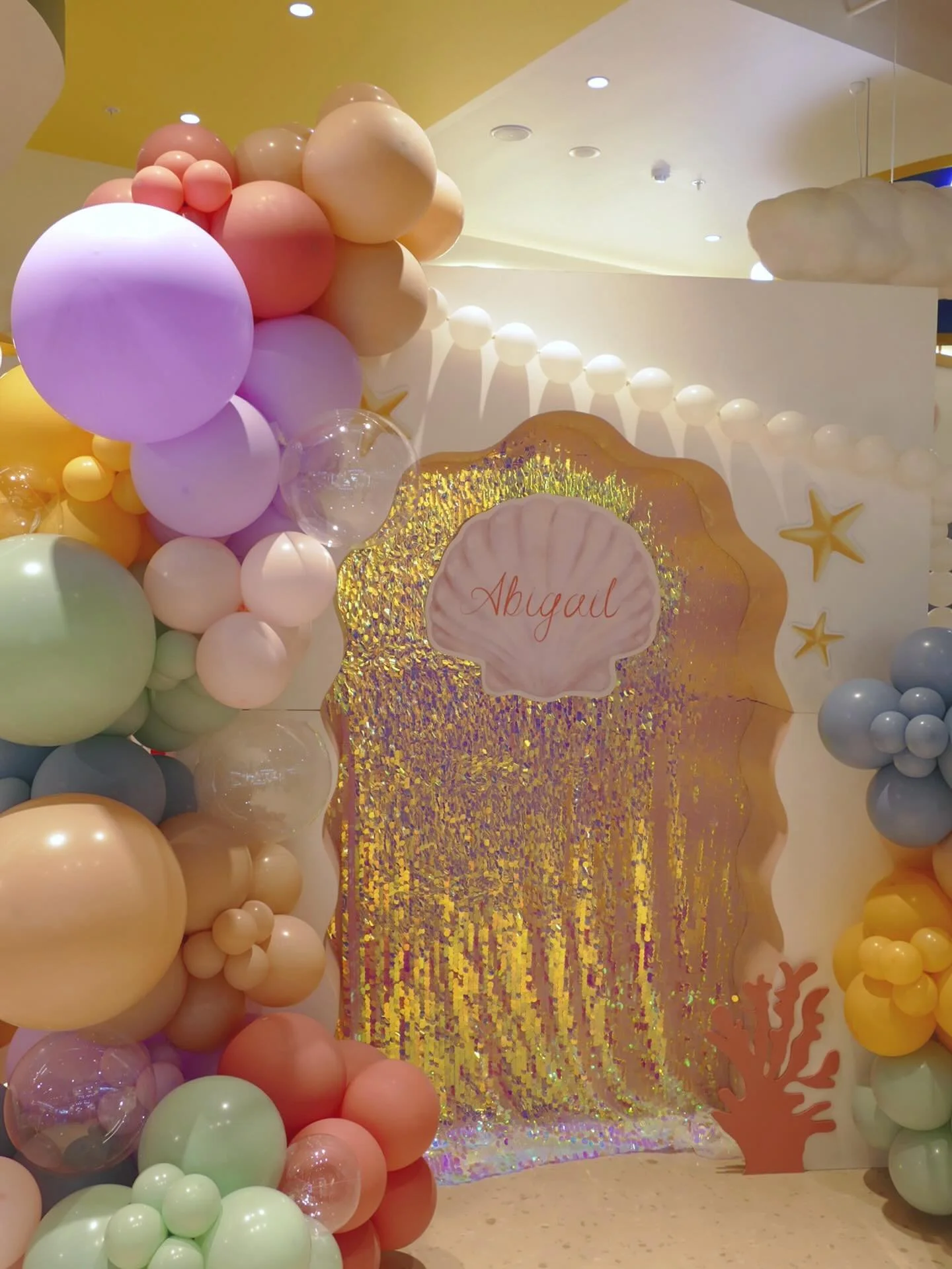 Mermaid magic for Abigail 🧜&zwj;♀️🎀🐚⭐️