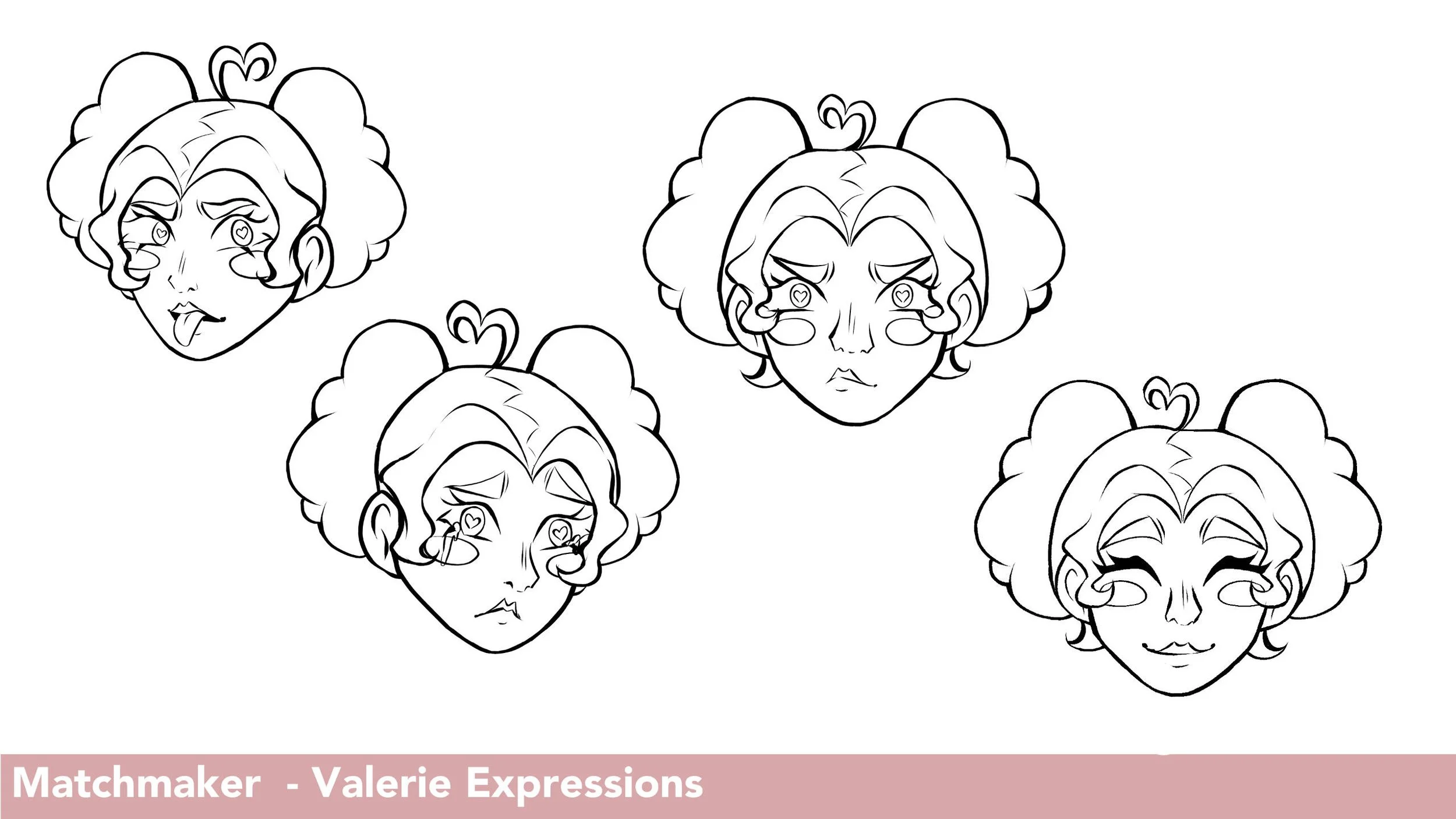 Matchmaker - Valerie Design for 2D Animated Series