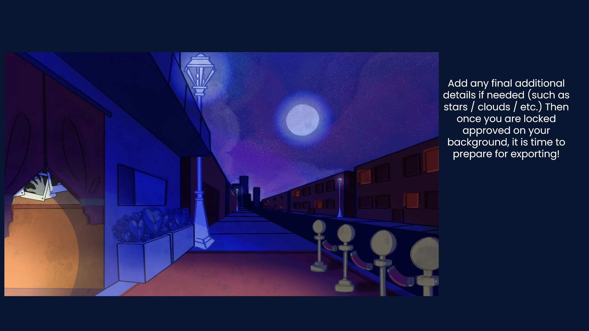 A Background / Layout guide I created for our background artists on the film.
