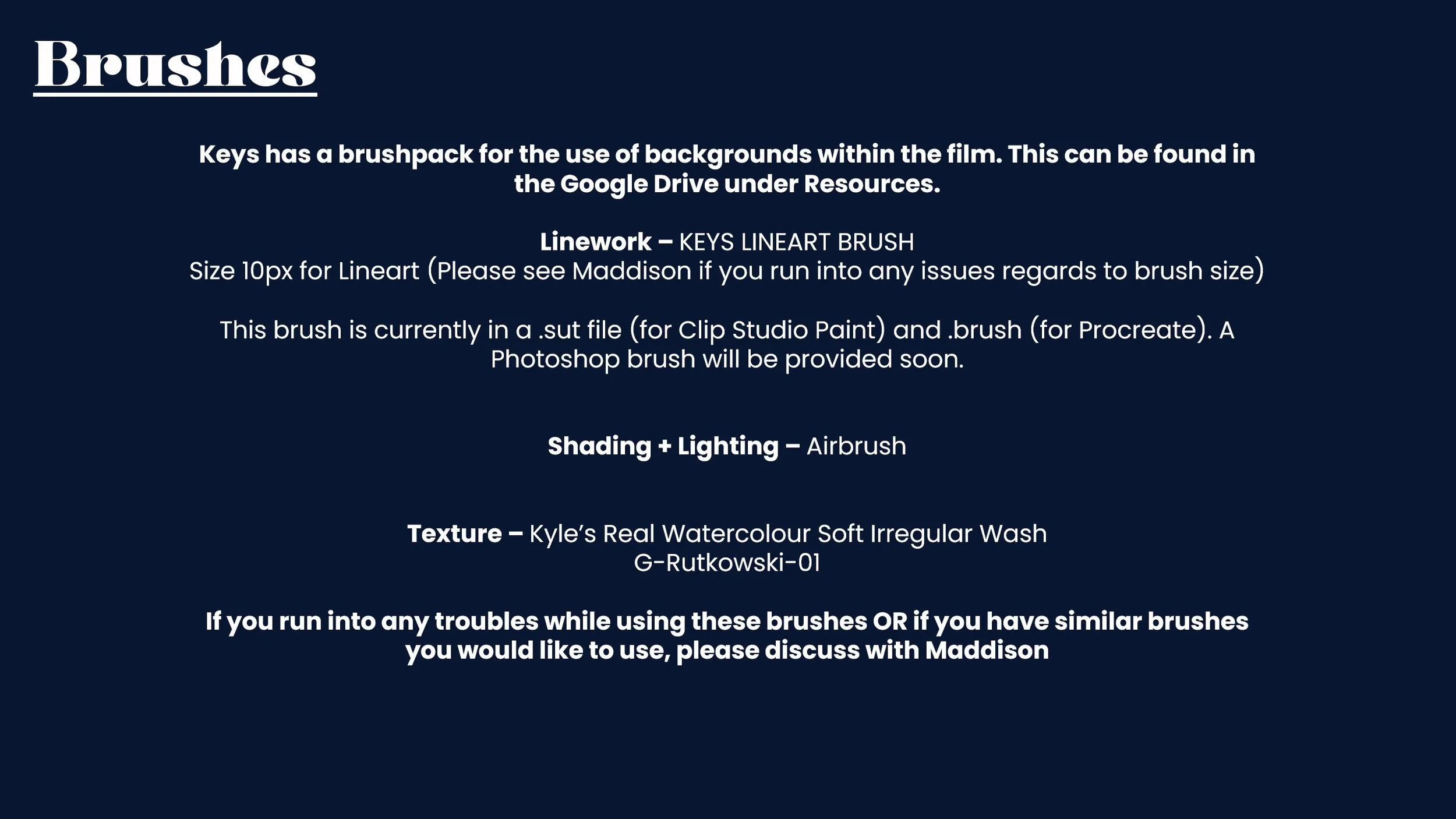 A Background / Layout guide I created for our background artists on the film.