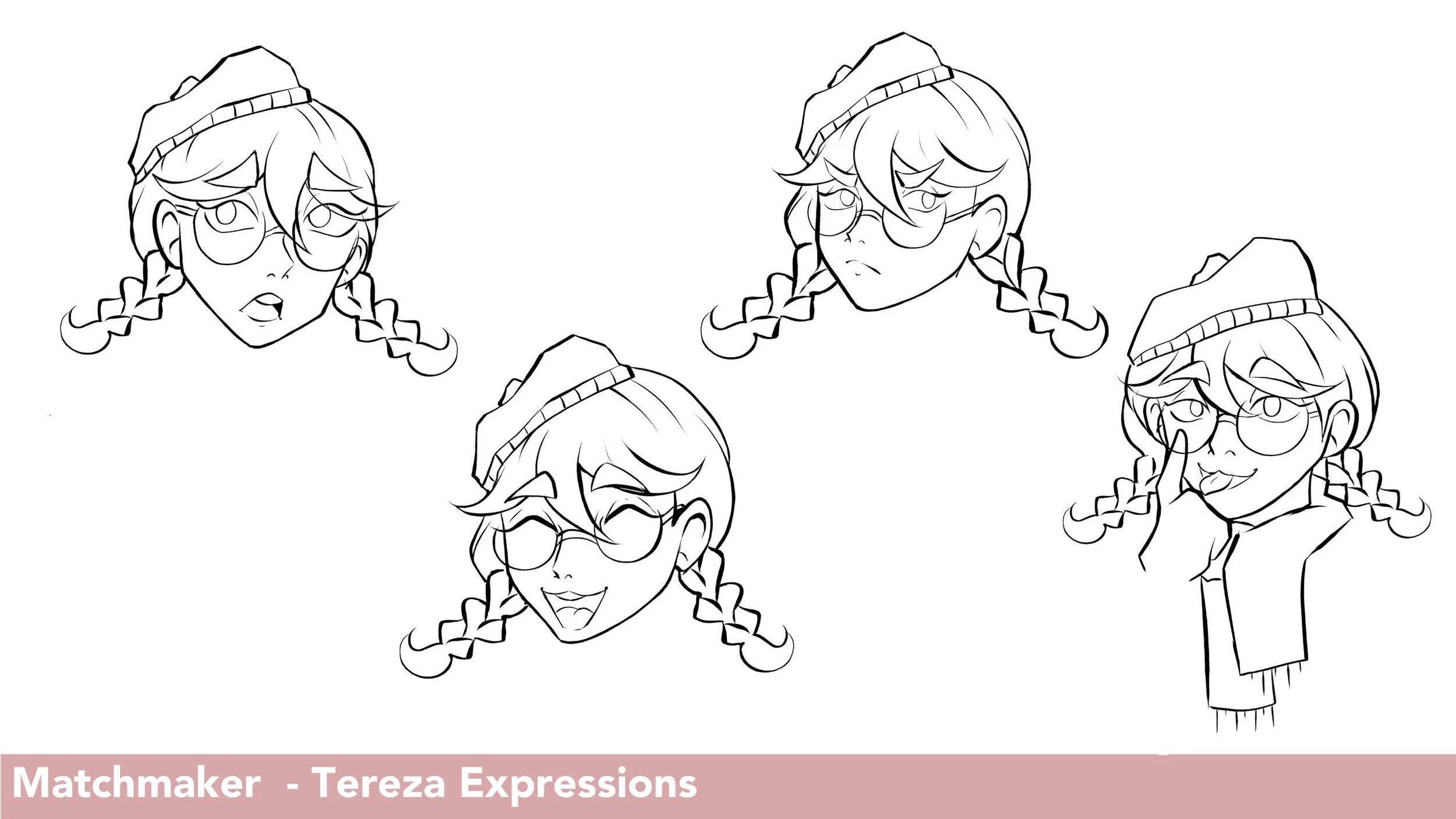 Matchmaker - Tereza Design for 2D Animated Series