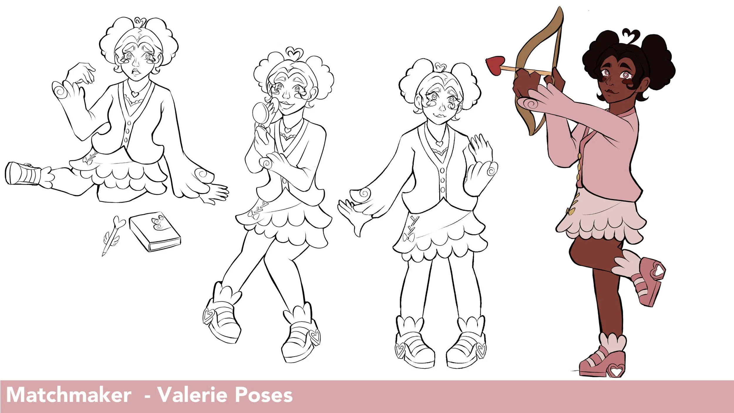Matchmaker - Valerie Design for 2D Animated Series
