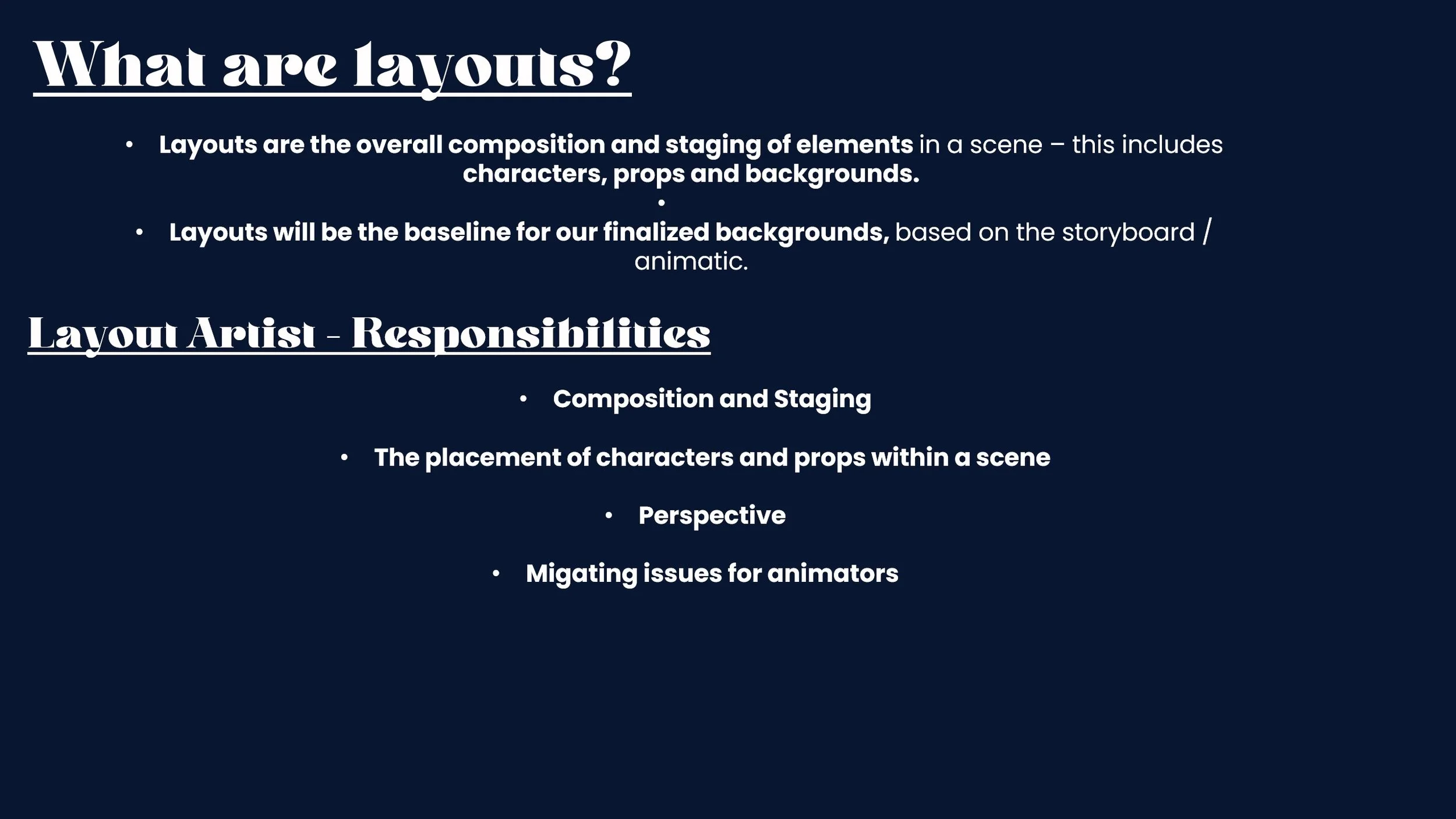 A Background / Layout guide I created for our background artists on the film.